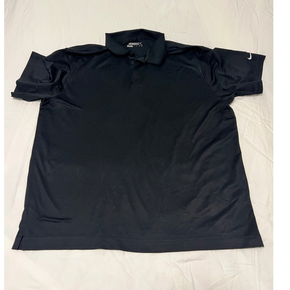 Nike Golf Tour Performance Dri-FIT Polo Shirt Mens XXL Black 358324-010